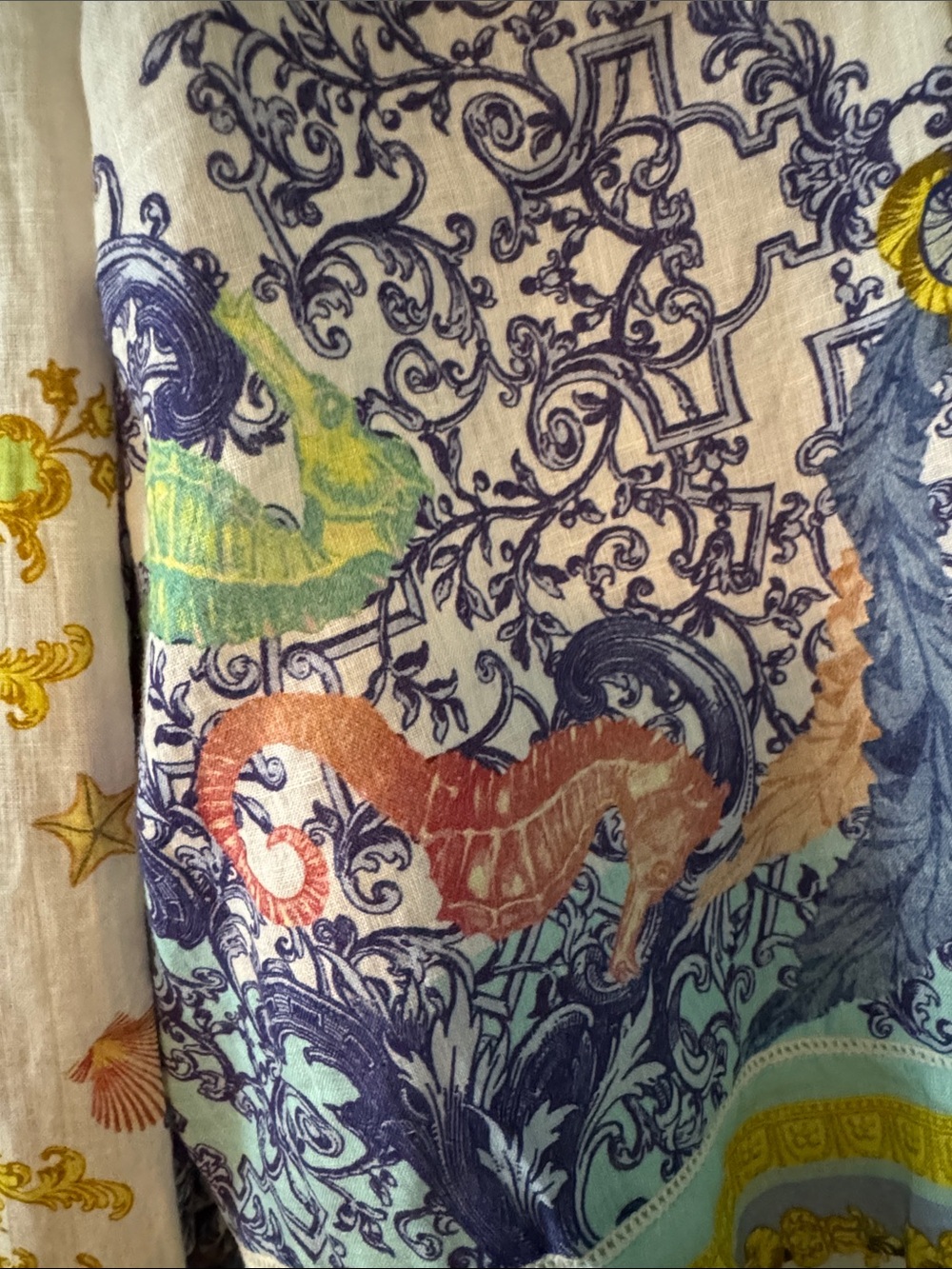 NWT Camilla Multicolor Off-Shoulder Nautical Print off the shoulder Dress - Picture 5 of 16